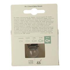 Difrax Fopspeen natural 18+ maanden assorti 1 Stuks