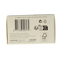 Difrax Fopspeen natural 18+ maanden assorti 1 Stuks