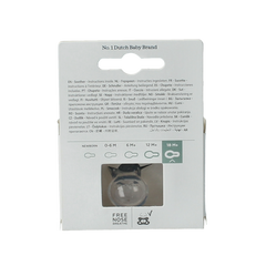 Difrax Fopspeen 18+ maanden natural 1 Stuks