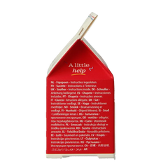Difrax Fopspeen natural I love 0-6 maanden assorti 1 Stuks