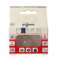 Difrax Fopspeen natural I love 0-6 maanden assorti 1 Stuks