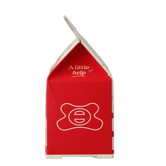 Difrax Fopspeen natural I love 0-6 maanden assorti 1 Stuks