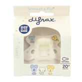 Difrax Fopspeen natural 20+ maanden Woezel & Pip 1.00 Stuks