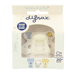 Difrax Fopspeen natural 20+ maanden Woezel & Pip 1 Stuks