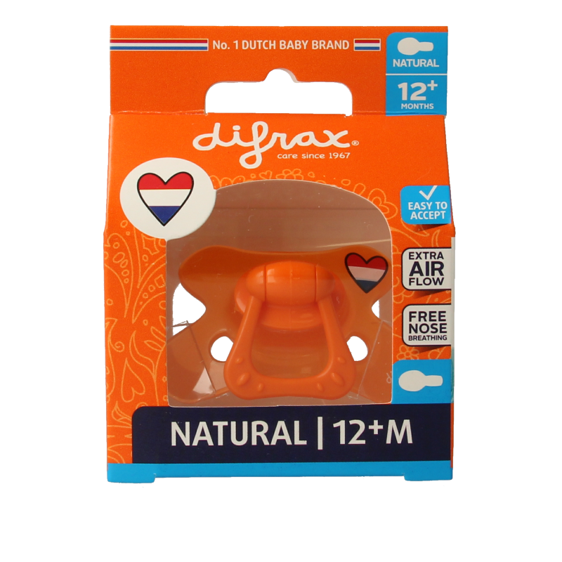 Difrax Fopspeen 12+ maanden 1 Stuks