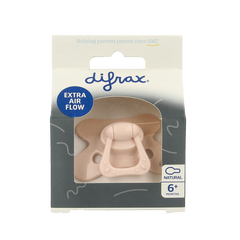 Difrax Fopspeen natural 6+ maanden assorti 1 Stuks