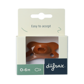Difrax Fopspeen natural 0-6 maanden assorti 1.00 Stuks