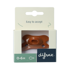 Difrax Fopspeen natural 0-6 maanden assorti 1.00 Stuks