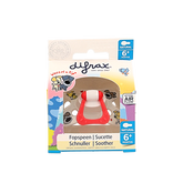 Difrax Fopspeen natural 6+ maanden Woezel & Pip 1 Stuks