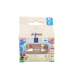 Difrax Fopspeen natural 6+ maanden Woezel & Pip 1 Stuks