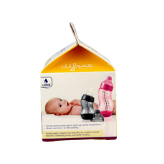 Difrax Flesspeen soft breed large 2 Stuks