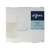 Difrax Voeding bewaarbakjes 6 Stuks