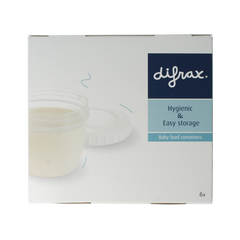Difrax Voeding bewaarbakjes 6.00 Stuks