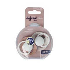 Difrax Fopspeen glow dynamic 18+ mnd ivory/blush 2.00 Stuks