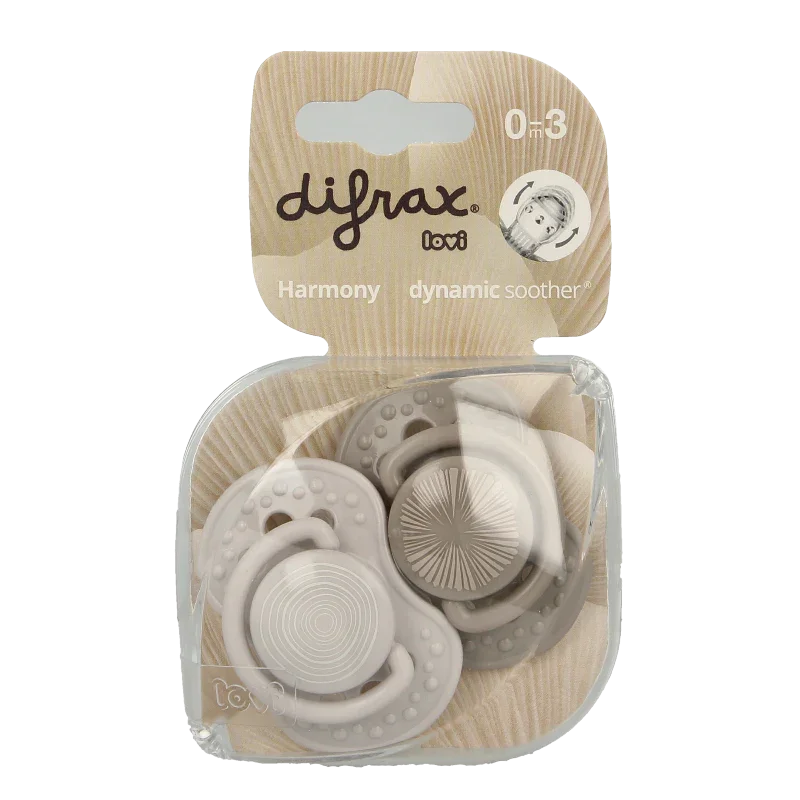 Difrax Lovi fopspeen harmony 0-3 maanden assorti 1 Stuks