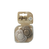 Difrax Fopspeen 3-6 maanden harmony light grey/dark grey 2 Stuks