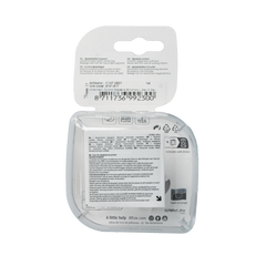 Difrax Fopspeen 6-18 maanden harmony light grey/dark grey 2.00 Stuks