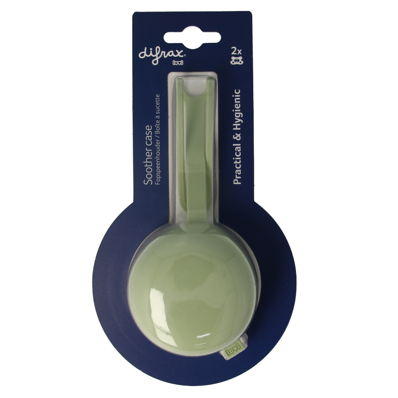 Difrax Lovi fopspeen houder pistachio 1 Stuks