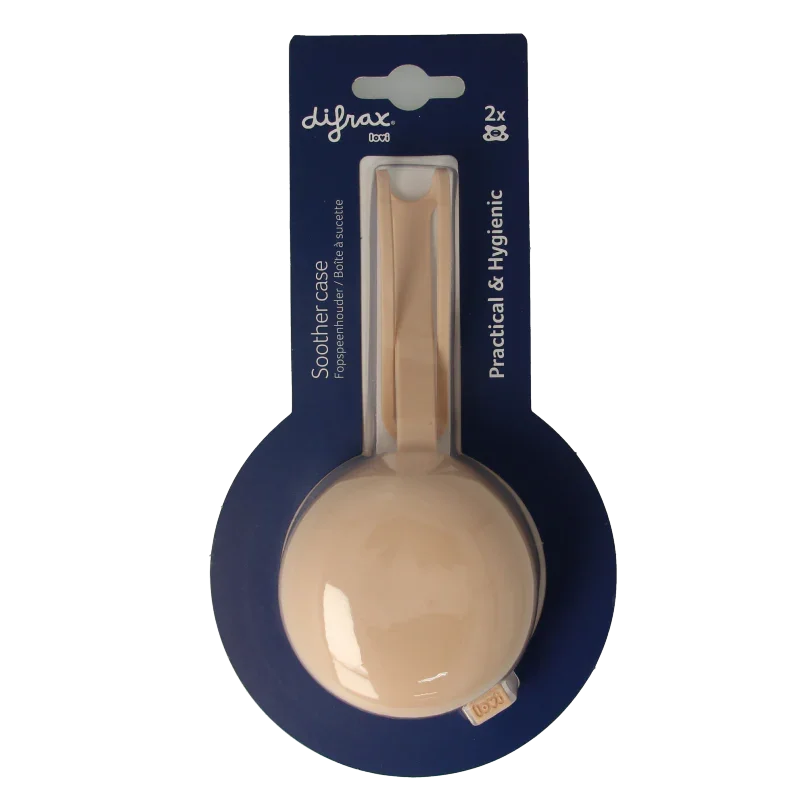 Difrax Lovi fopspeen houder nude 1 Stuks