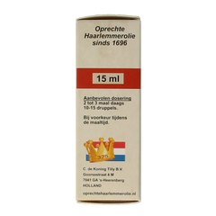 De Koning Tilly Haarlemmerolie magnum 15 Milliliter