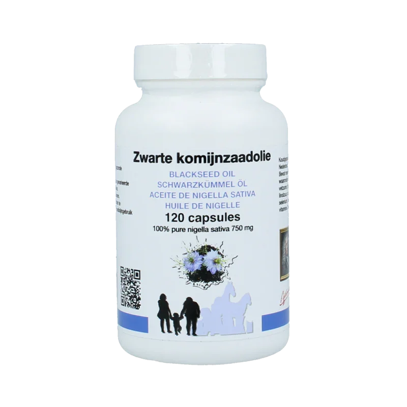 De Koning Tilly Zwarte komijnzaad 120.00 Capsules
