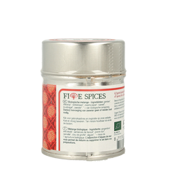 Natural Temptation Five spices blikje natural spices bio 50.00 Gram