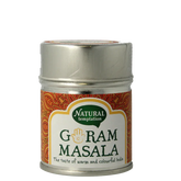 Natural Temptation Garam masala blikje natural spices bio 50 Gram