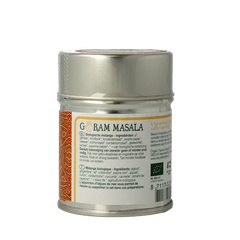 Natural Temptation Garam masala blikje natural spices bio 50 Gram