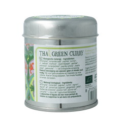 Natural Temptation Thai green curry blikje bio 35.00 Gram