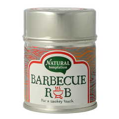 Natural Temptation Barbecue rub blikje bio 40 Gram