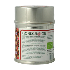 Natural Temptation Tex Mex spices blikje bio 40 Gram