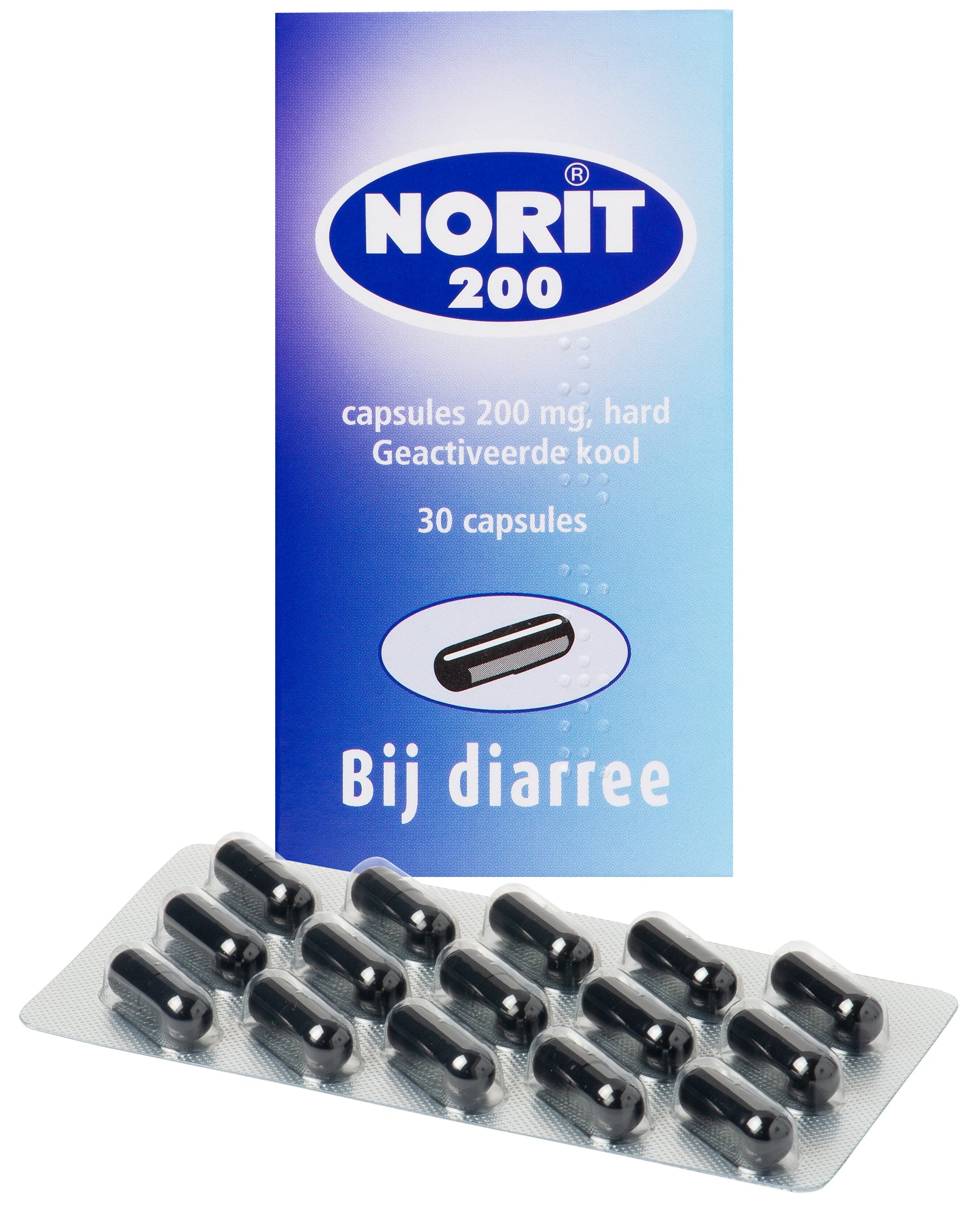 Norit Norit 200mg 30.00 Capsules
