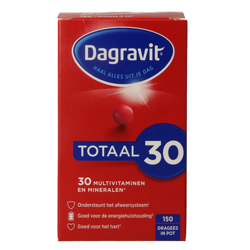 Dagravit Totaal 30 dispenser navul 150 Dragees
