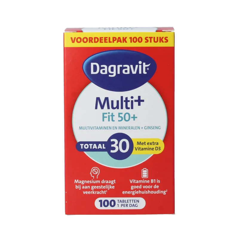 Dagravit Totaal 30 Vitaal 50+ 100.00 Tabletten