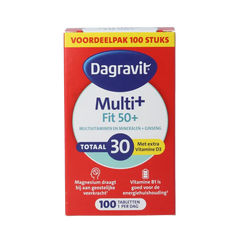 Dagravit Totaal 30 Vitaal 50+ 100 Tabletten