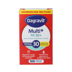 Dagravit Totaal 30 Vitaal 50+ 100 Tabletten