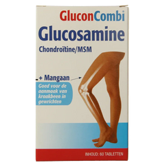 Glucon Combi Glucosamine & chondroitine MSM mangaan 60.00 Tabletten