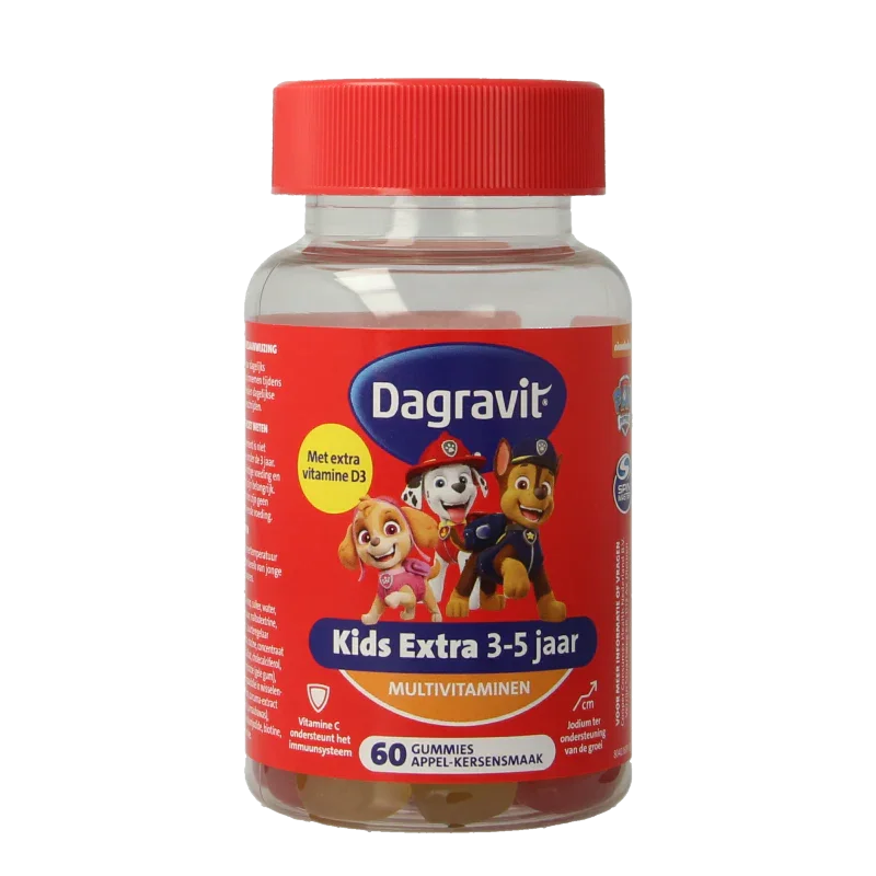 Dagravit Kids extra 3-5 jaar 60 Gummies