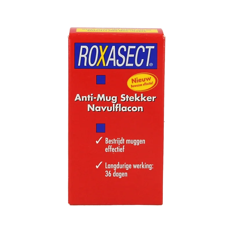 Roxasect Stekker tegen muggen navul 1 Stuks