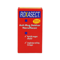 Roxasect Stekker tegen muggen navul 1 Stuks