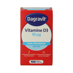 Dagravit Vitamine D pearls 400IU 100.00 Stuks