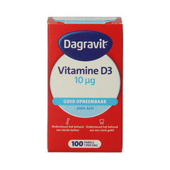 Dagravit Vitamine D pearls 400IU 100 Stuks