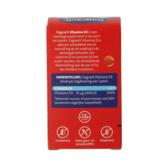 Dagravit Vitamine D pearls 400IU 100 Stuks