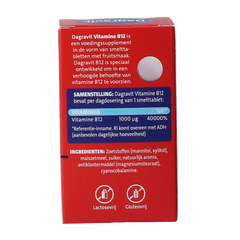 Dagravit Vitamine B12 1000mcg smelt 100 Tabletten