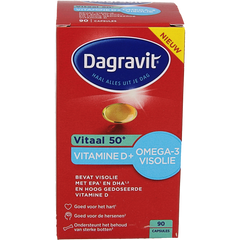Dagravit Vitaal 50+ omega/vitamine D 90.00 Capsules