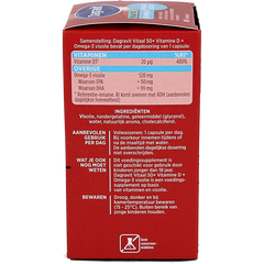 Dagravit Vitaal 50+ omega/vitamine D 90.00 Capsules