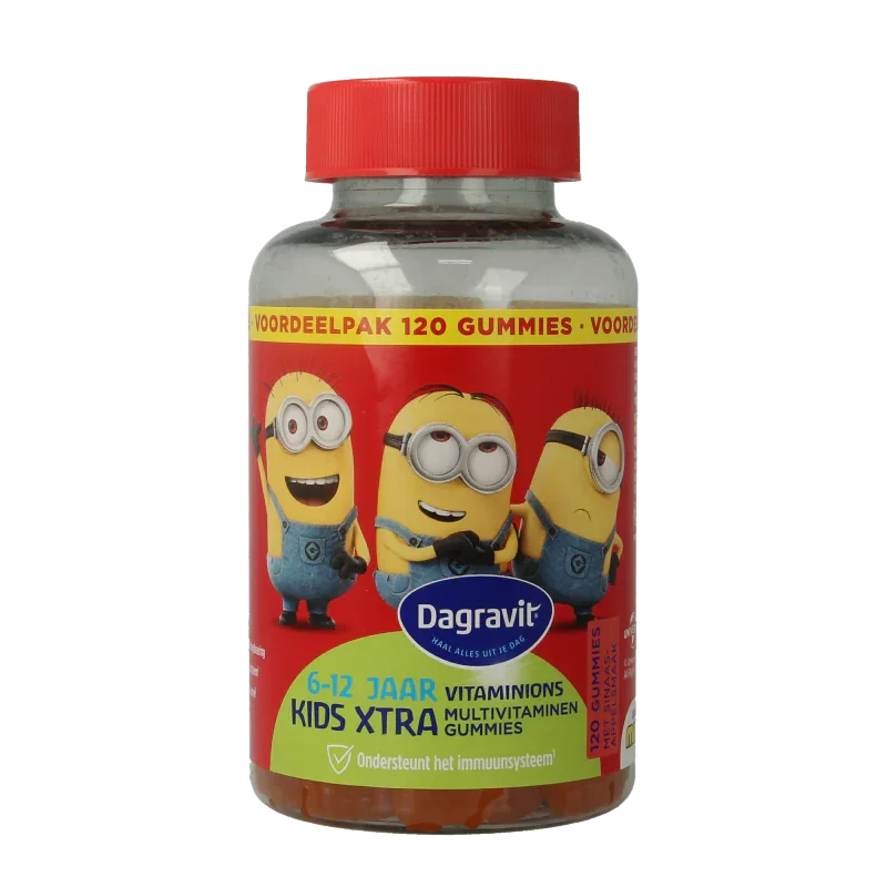 Dagravit Kids-xtra 6-12 jaar 120 Gummies
