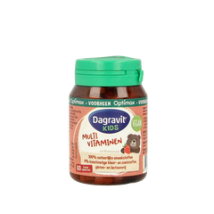 Dagravit Natural kids aardbei 60.00 Tabletten