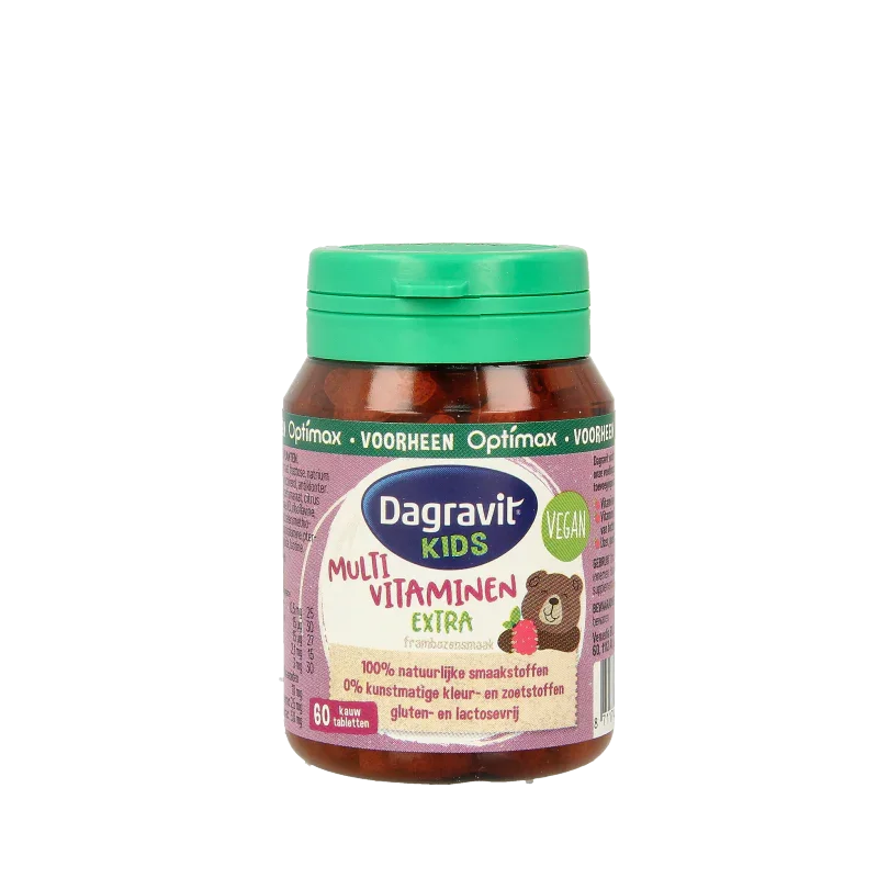 Dagravit Natural kids framboos 60 Tabletten