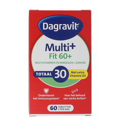 Dagravit Totaal 30 vitaal 60+ 60.00 Tabletten
